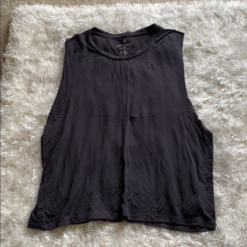 Soft & Sexy Cut Off Tee!